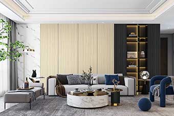 梧州轻奢风格-客厅