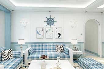 梧州地中海风格-客厅