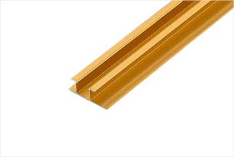 梧州航空纤维墙咔铝合金带灯中条(钛金氧化)